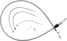 MAGNUM SHIELDING Polished Stainless Quick Connect Upper Clutch Cable - 45" 523411HE