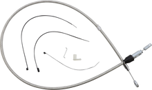 MAGNUM SHIELDING Polished Stainless Quick Connect Upper Clutch Cable - 46" 523412HE