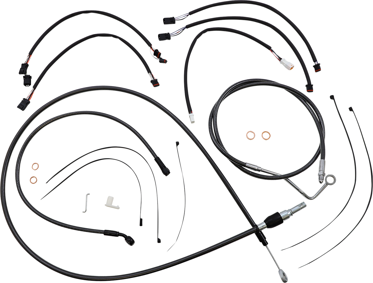 MAGNUM SHIELDING Black Pearl™ Designer Handlebar Installation Kit - 12"-14" - '21-'23 FLHRXS 4871131