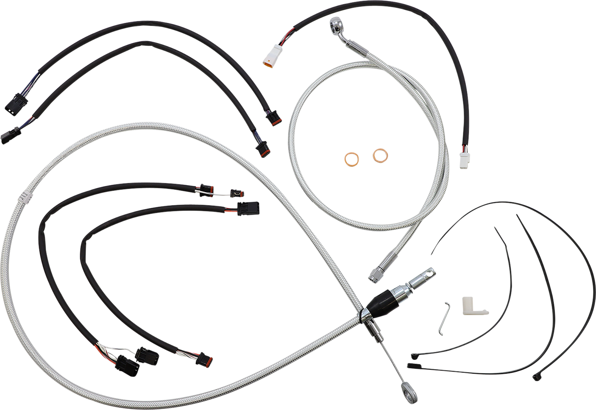 MAGNUM SHIELDING Sterling Chromite II® Designer Handlebar Installation Kit - 15"-17" - '18-'24 FX 3871162