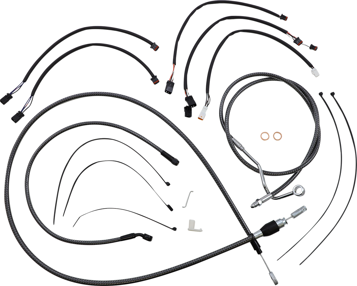 MAGNUM SHIELDING KARBONFIBR Designer Handlebar Installation Kit - 12"-14" - '21-'23 FLHRXS 7871131