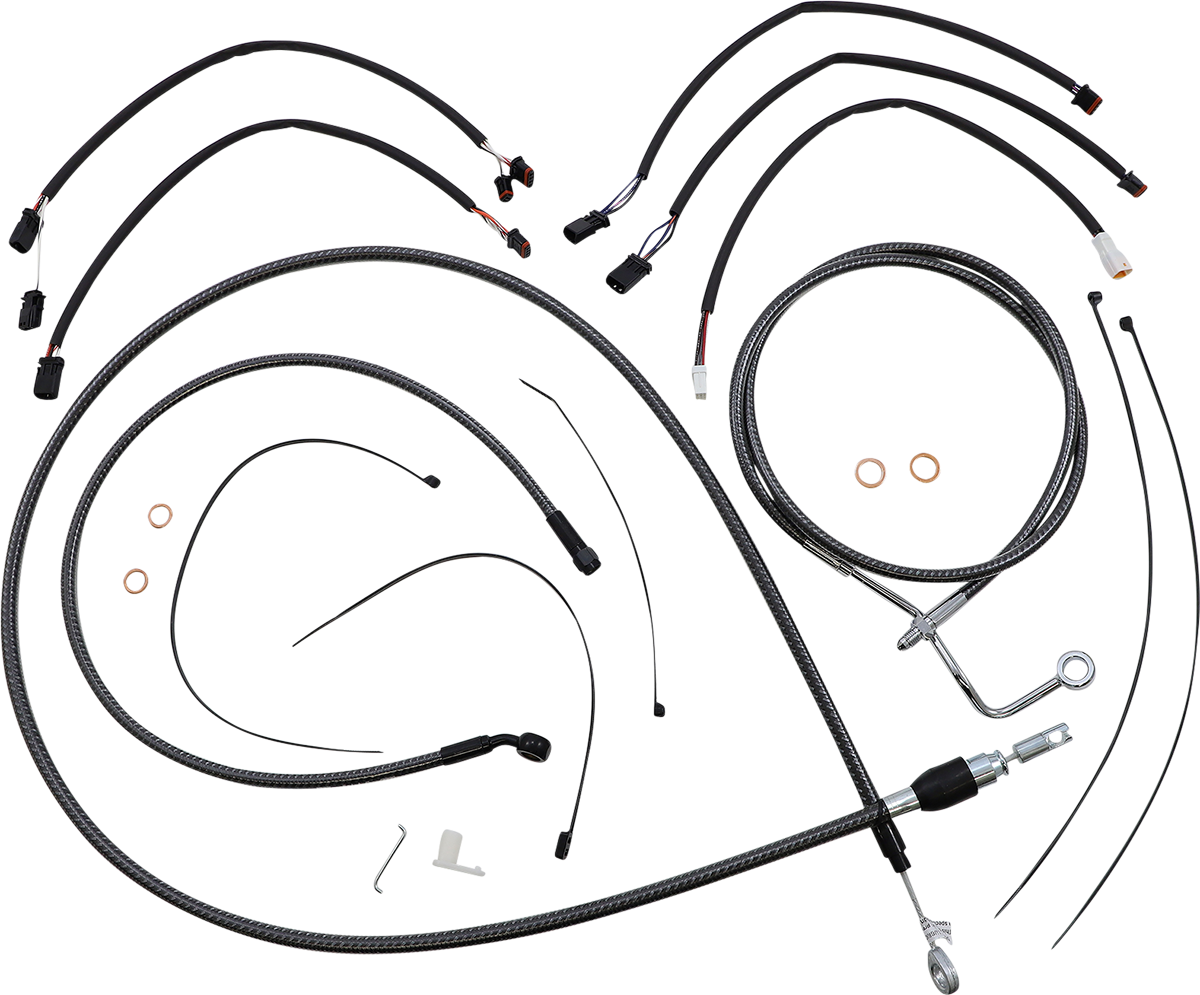 MAGNUM SHIELDING KARBONFIBR Designer Handlebar Installation Kit - 15"-17" - '21-'23 FLHRXS 7871132