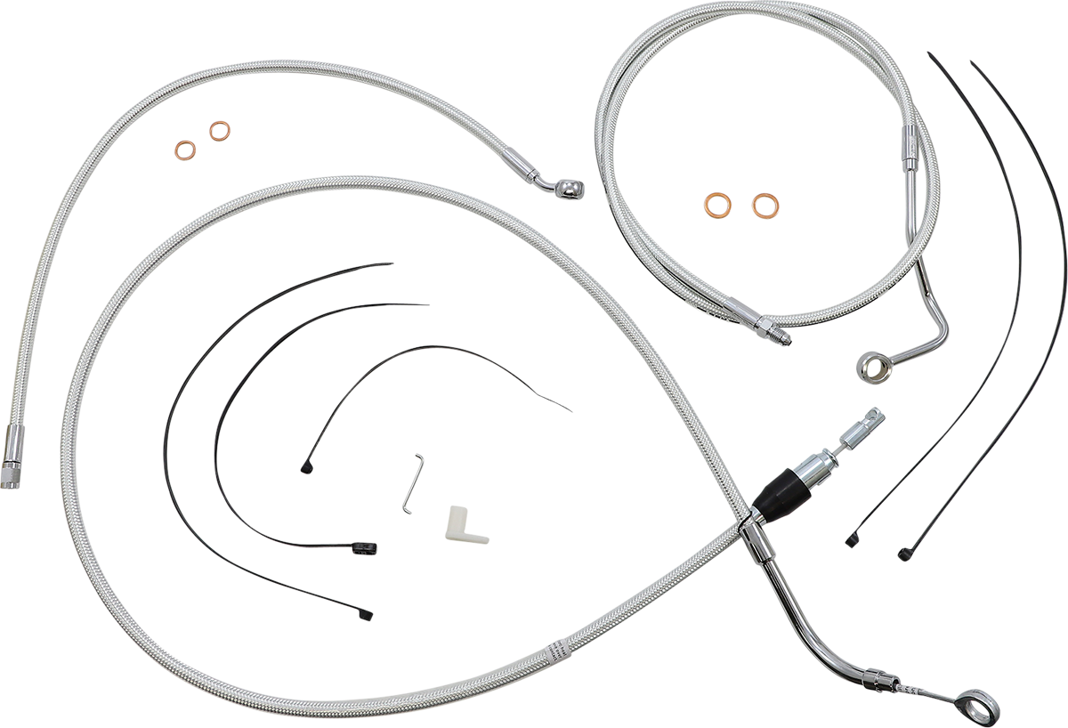 MAGNUM SHIELDING Sterling Chromite II® Designer Handlebar Installation Kit - 10" - '21-'23 FLH 3871174