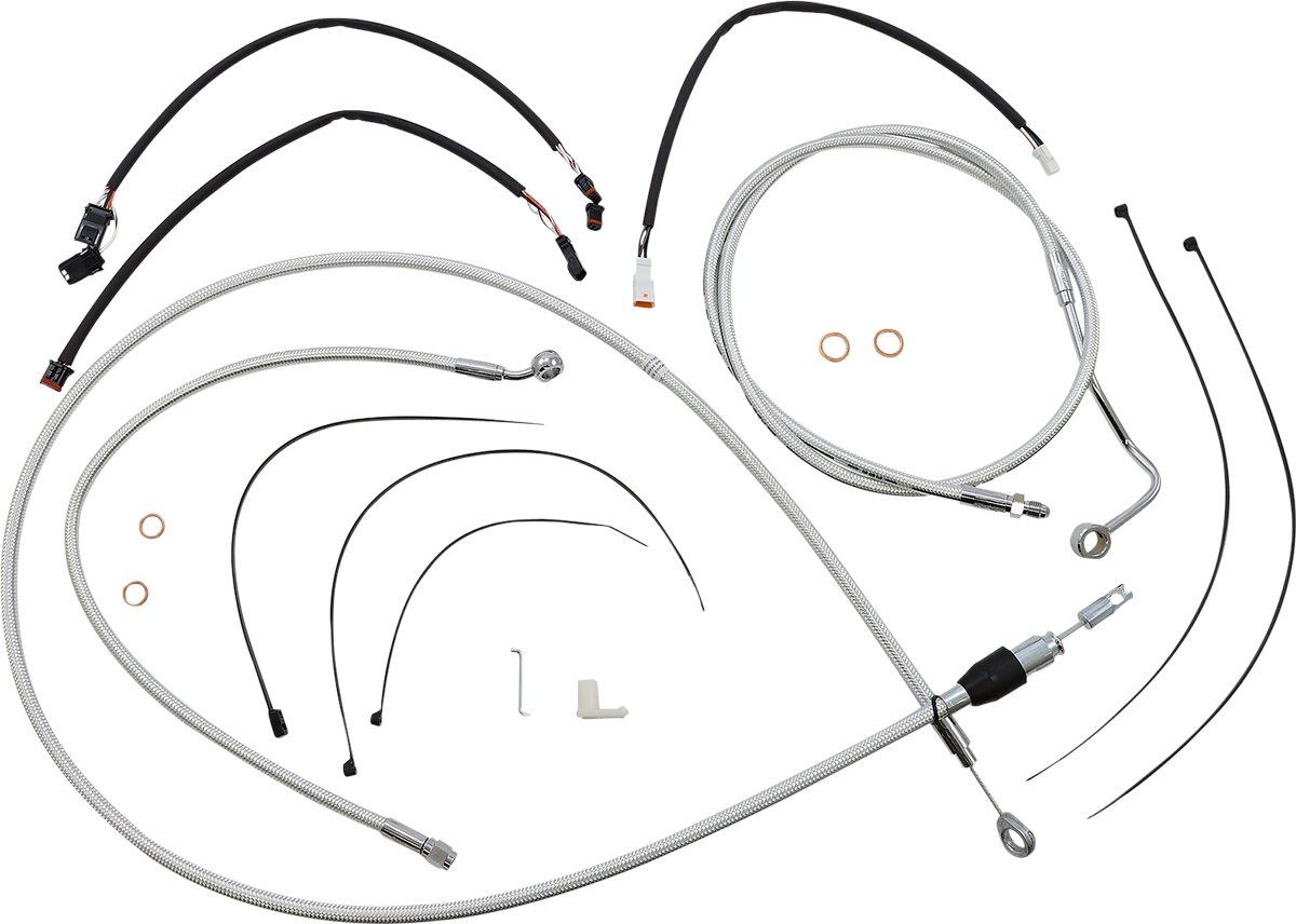 MAGNUM SHIELDING Sterling Chromite II® Designer Handlebar Installation Kit - 12"-14" - '21-'23 FLTR 3871141