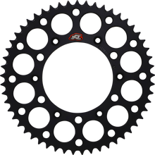 RENTHAL Rear Sprocket - Aluminum - 53 Tooth - Black 224U-520-53GPBK