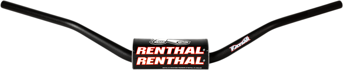 RENTHAL Fatbar™ Handlebar - 843 - Flat Track 130 - Black 843-01-BK