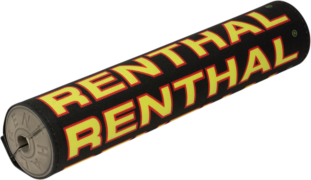 RENTHAL Vintage SX Crossbar Pad - Black/Red/Yellow P355