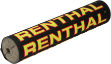 RENTHAL Vintage SX Crossbar Pad - Black/Red/Yellow P355