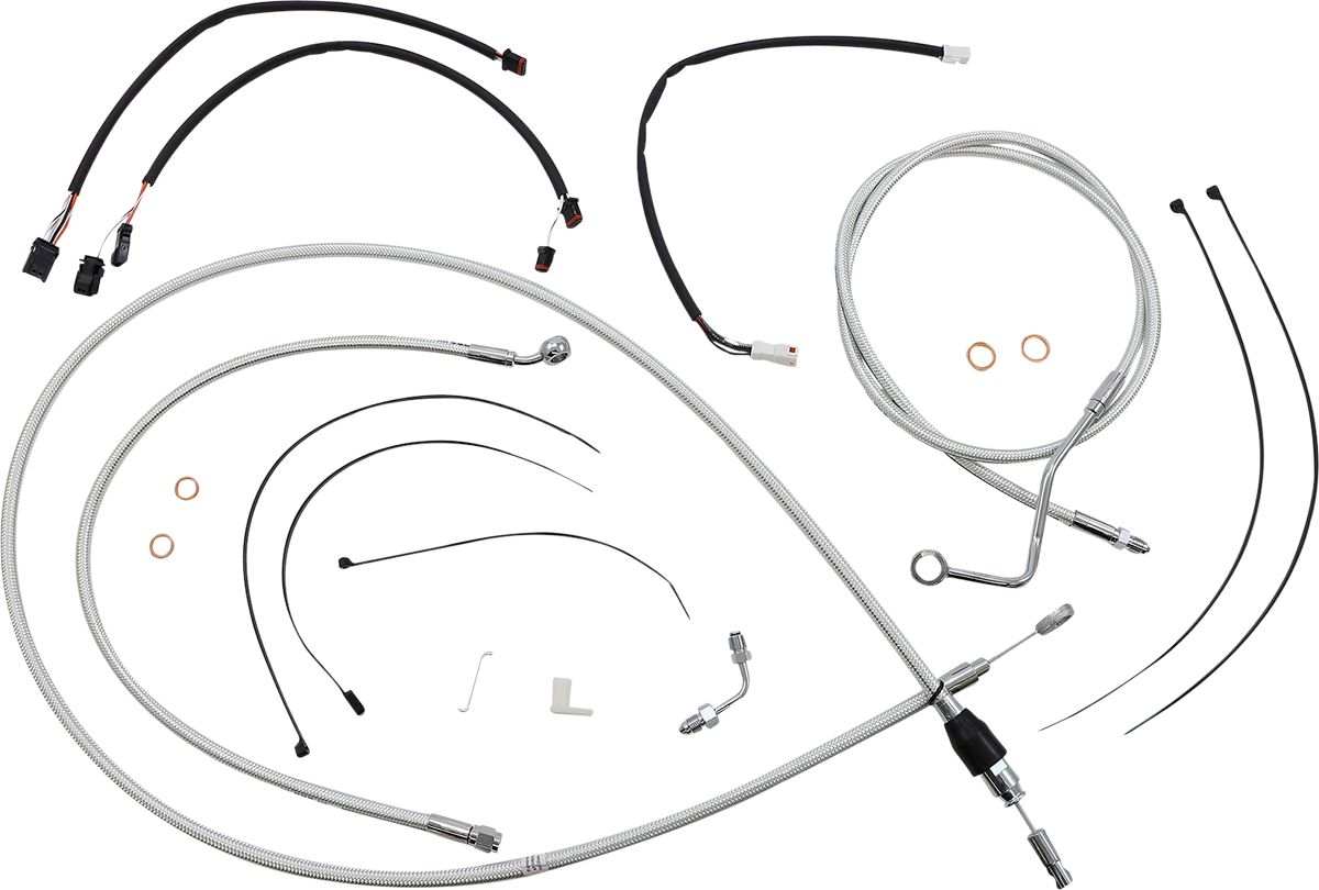 MAGNUM SHIELDING Sterling Chromite II® Designer Handlebar Installation Kit - 15"-17" - '21-'23 FLTR 3871142