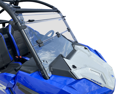 MOOSE OFFROAD Full Folding Windshield - Deluxe - RZR Trail V000291-12200M