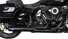 S&S CYCLE 2-into-1 Diamondback Exhaust System - Guardian Black - 50-State 550-1027A