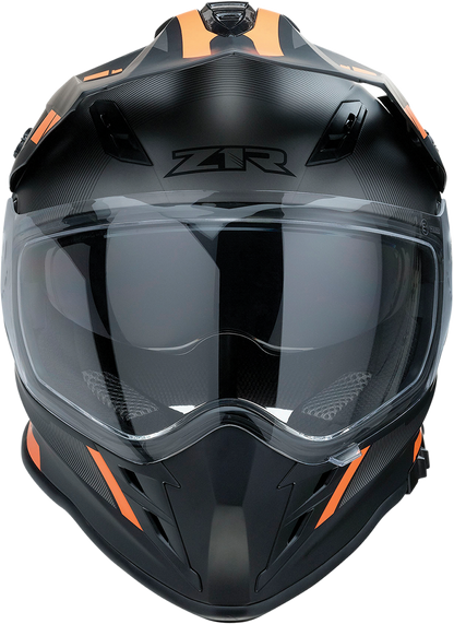 Z1R Range Helmet - Uptake - Black/Orange - Medium 0140-0116