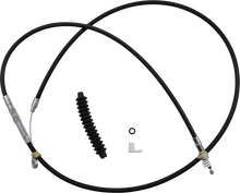 DRAG SPECIALTIES High-Efficiency Black Vinyl Clutch Cable - 74" 4322412HE