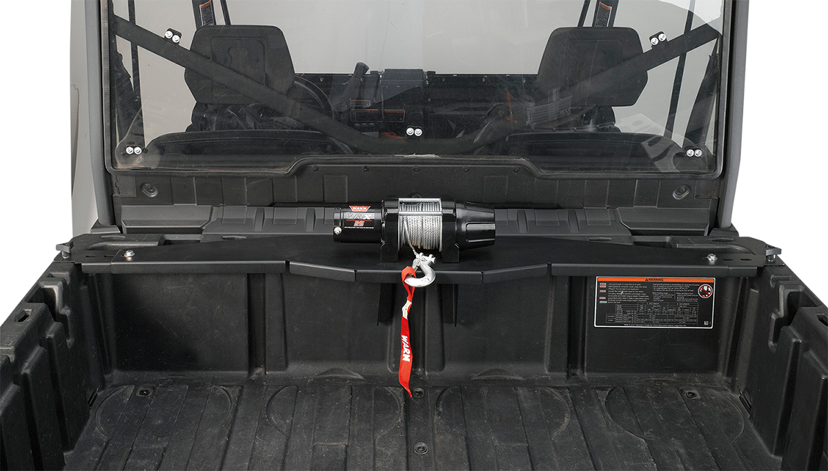 MOOSE OFFROAD Bed Winch Mount - Polaris/Can-Am 1661PF