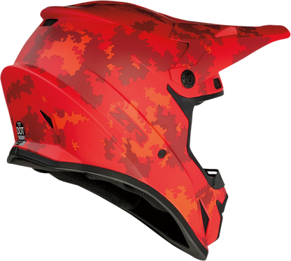 Z1R Rise Helmet - Digi Camo - Red - Large 0110-7283