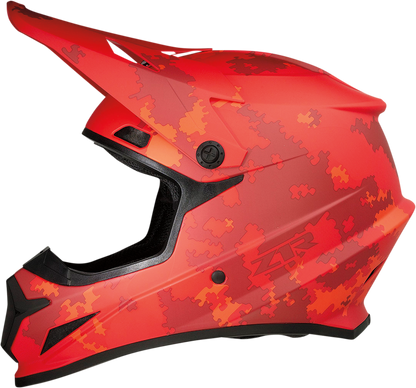 Z1R Rise Helmet - Digi Camo - Red - XL 0110-7284