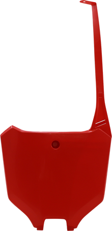 UFO Front Number Plate - Red - Honda HO05607-070