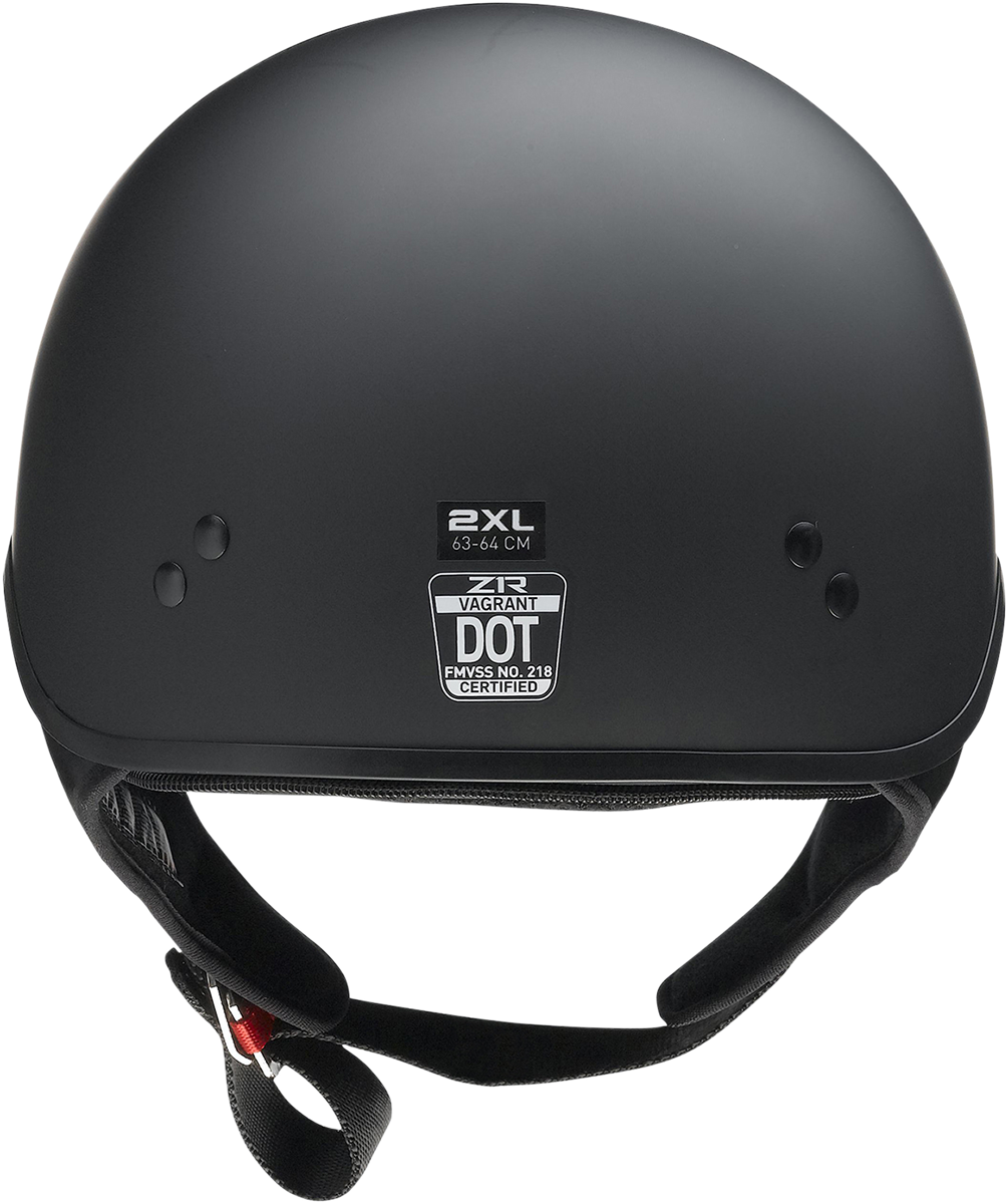 Z1R Vagrant NC Helmet - Flat Black - Large 0103-1375