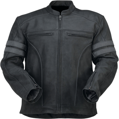 Z1R Remedy Leather Jacket - Black - 3XL 2810-3894