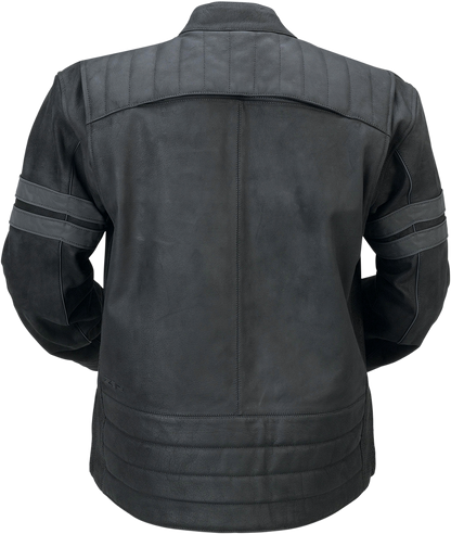 Z1R Remedy Leather Jacket - Black - 5XL 2810-3896