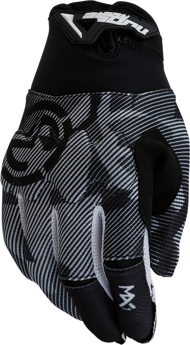 MOOSE OFFROAD Youth MX1™ Gloves - Black/White - Large 3332-1720