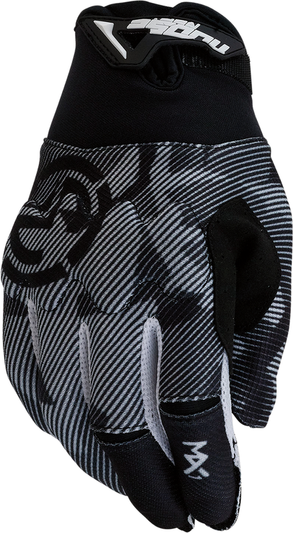 MOOSE OFFROAD Youth MX1™ Gloves - Black/White - Large 3332-1720