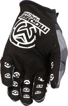 MOOSE OFFROAD Youth MX1™ Gloves - Black/White - Medium 3332-1719