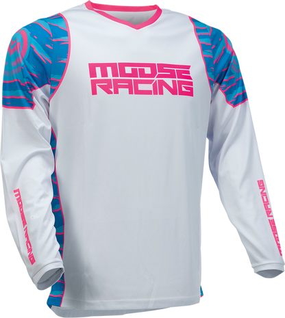 MOOSE OFFROAD Qualifier® Jersey - Blue/Pink - 4XL 2910-6956