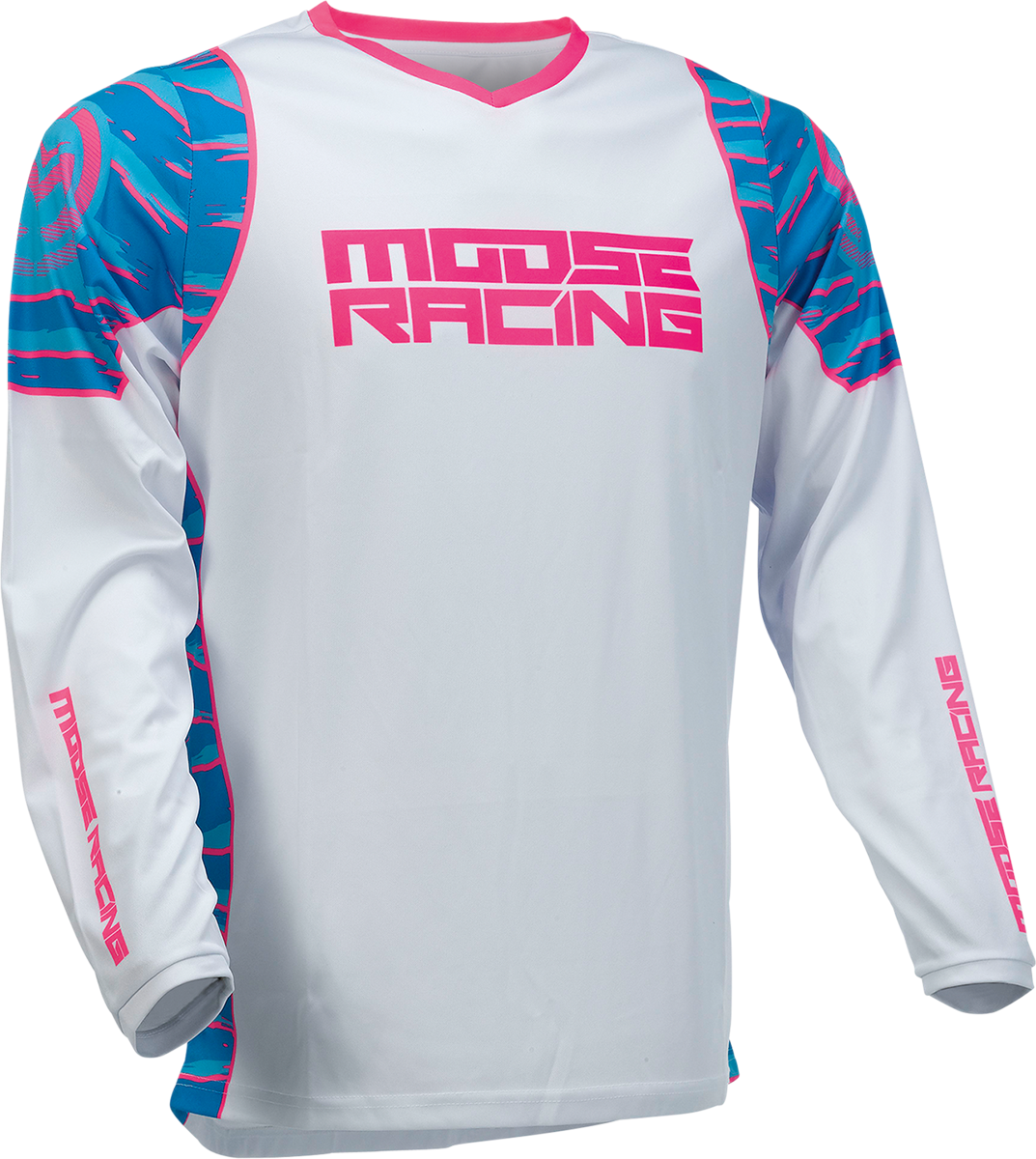 MOOSE OFFROAD Qualifier® Jersey - Blue/Pink - 4XL 2910-6956