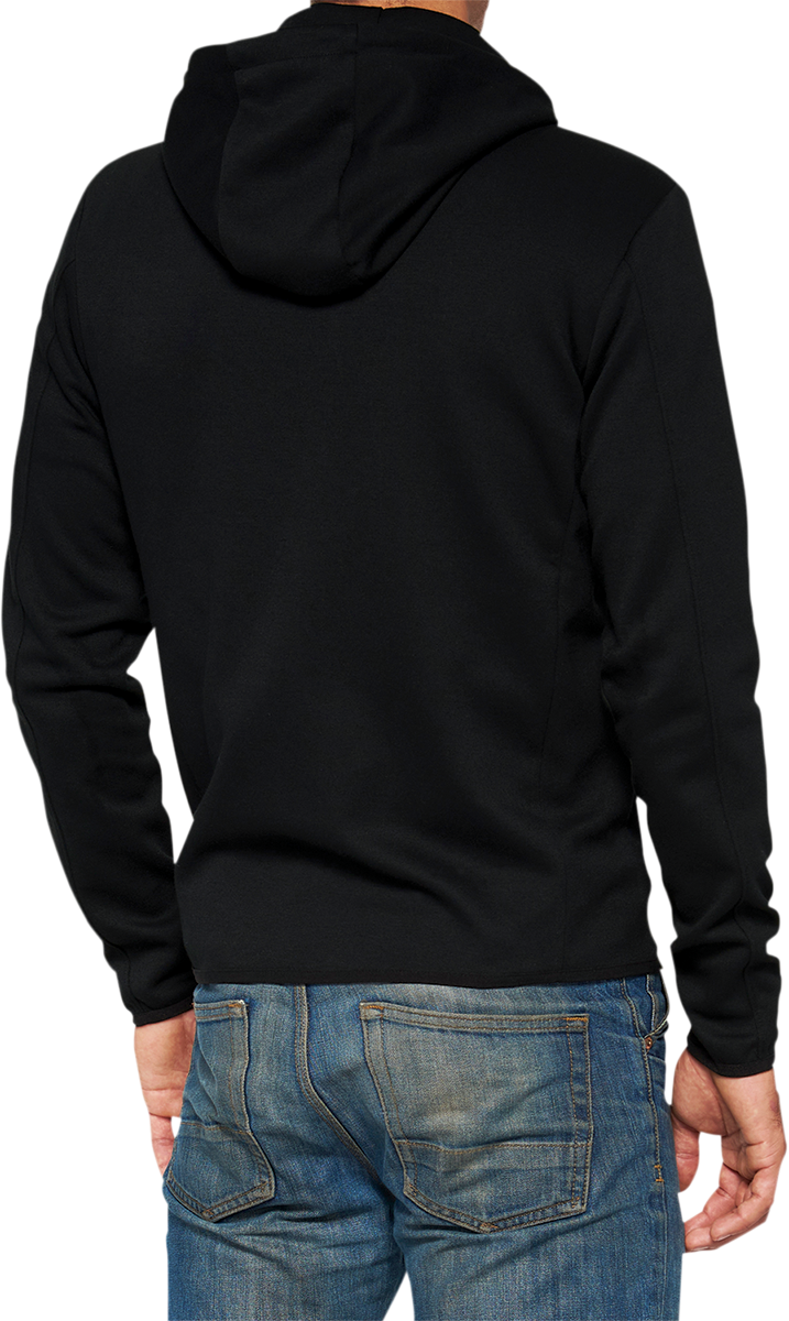 100% Viceroy Tech Zip Hoodie - Black - Medium 20037-00001