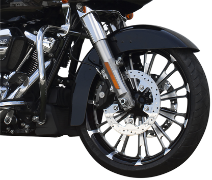 COASTAL MOTO Wheel - Fuel - Front - Dual Disc/with ABS - Black Cut - 21x3.25 - FL FUL-213-BC-ABST