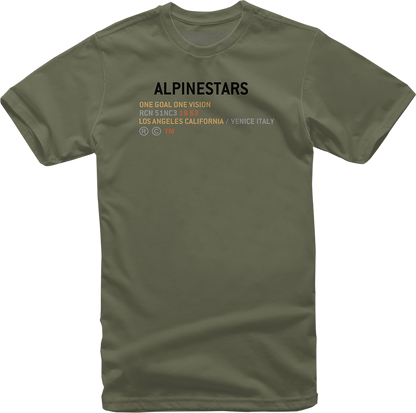 ALPINESTARS Quest T-Shirt - Military - XL 1212-72002690XL