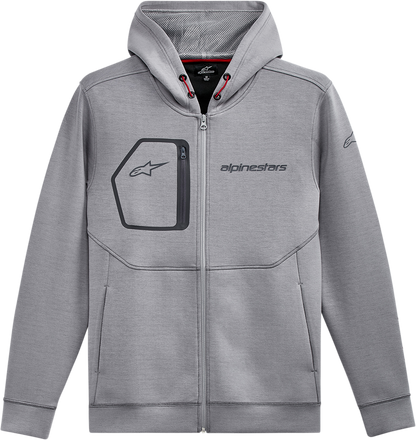 ALPINESTARS Convex Tech Hoodie - Heather Gray - Large 1212530201026L