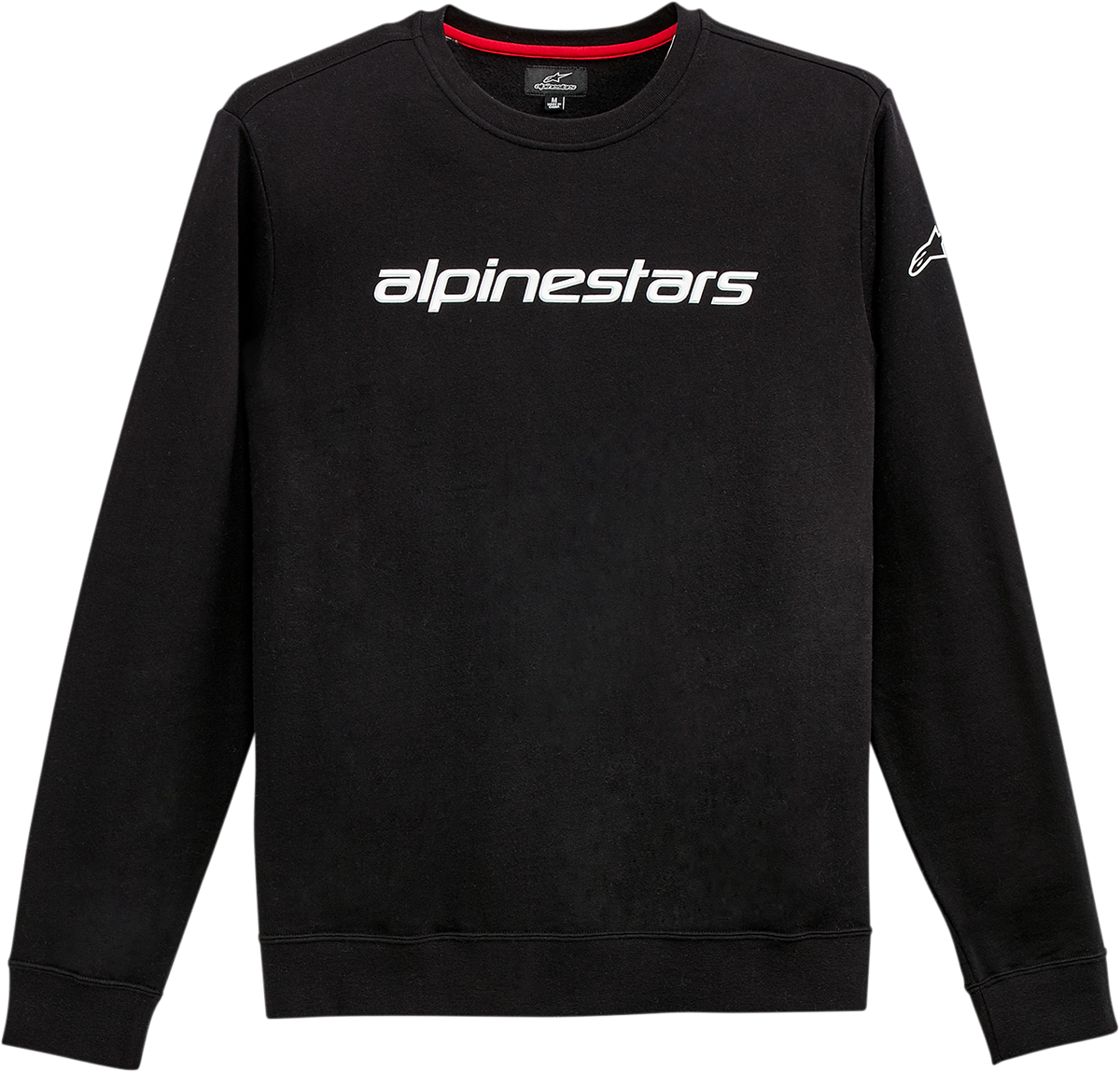 ALPINESTARS Linear Crew Fleece - Black/White - 2XL 12125132410202X