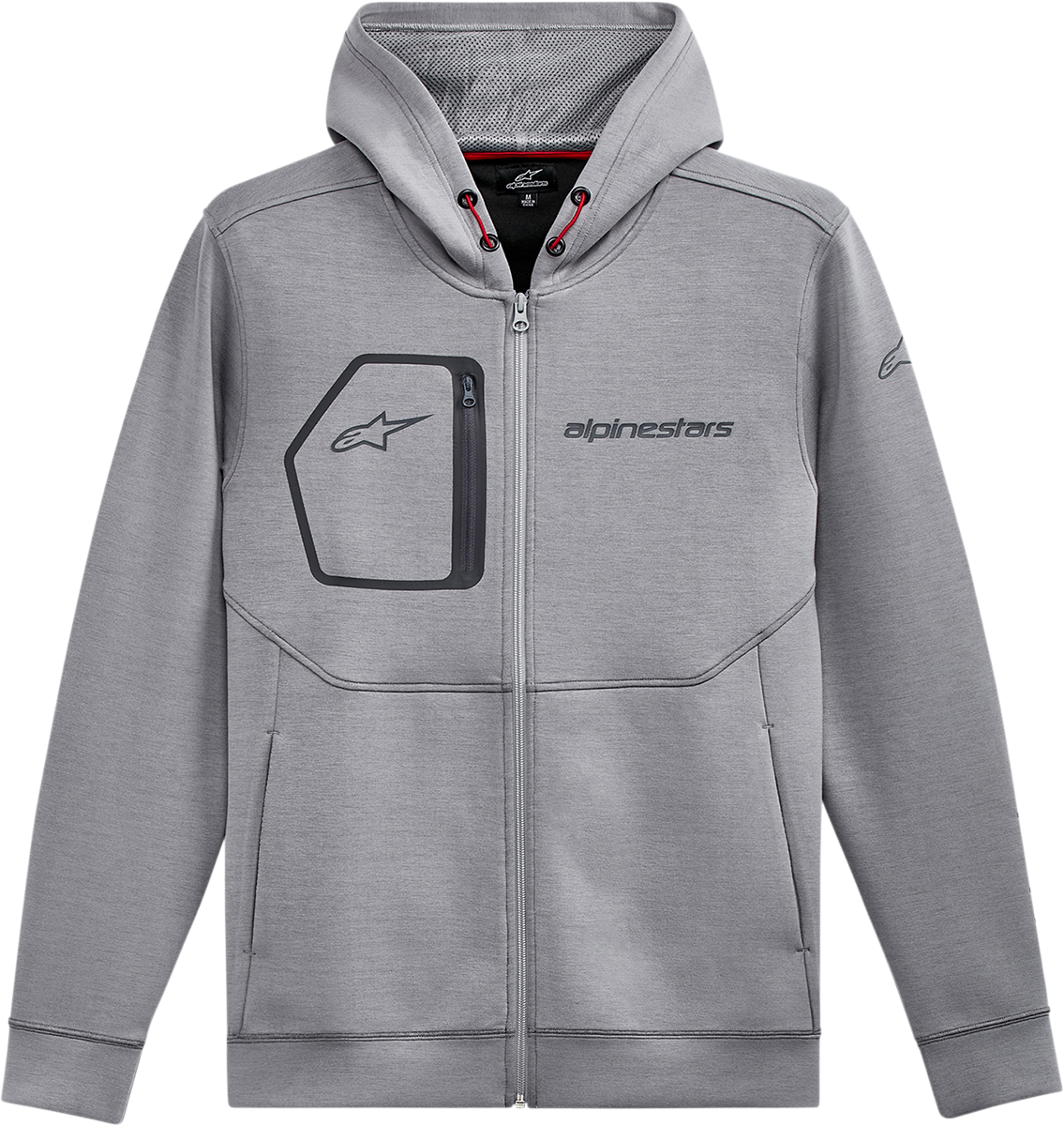 ALPINESTARS Convex Tech Hoodie - Heather Gray - 2XL 12125302010262X