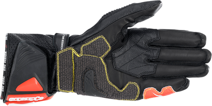 ALPINESTARS GP Tech V2 S Gloves - Black/White/Fluo Red - 2XL 3556422-1231-2X