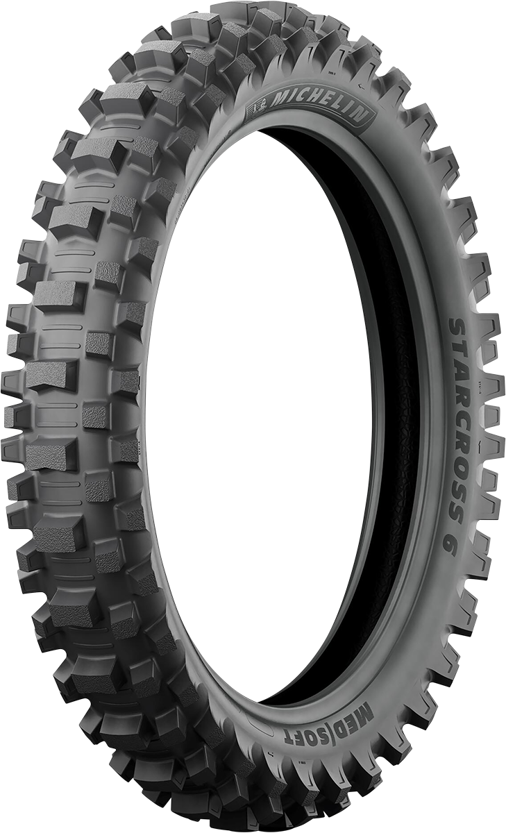 MICHELIN Tire - StarCross 6 Medium Hard - Rear - 120/90-18 - 65M 16782