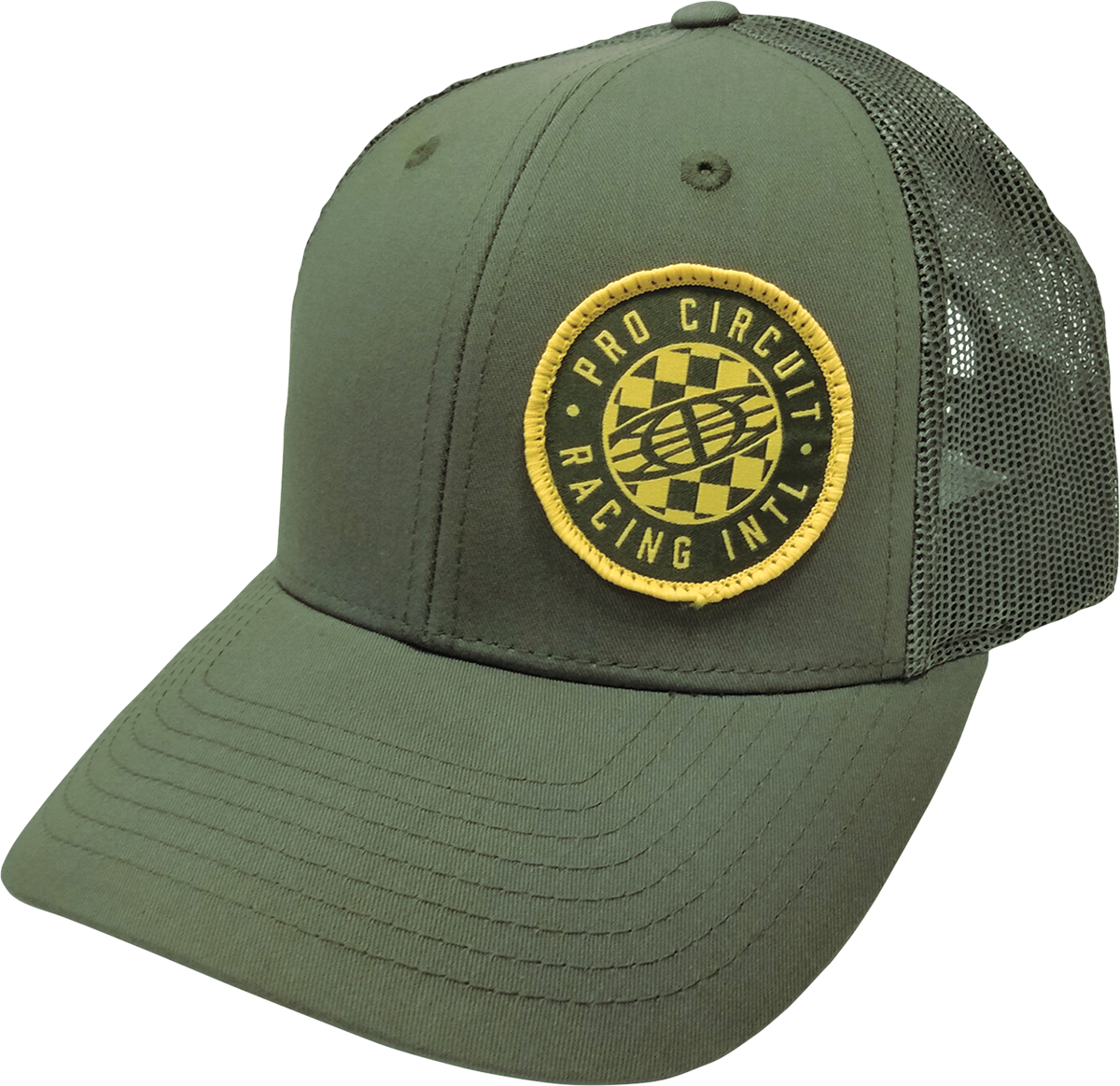PRO CIRCUIT Pro Circuit Global Checked Hat - Olive - One Size 6720105