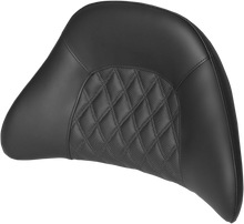 SADDLEMEN Tour-Pak® Backrest Pad - Lattice Stitched - Black 01-11884LS