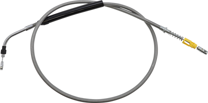 LA CHOPPERS Stainless Steel Braided Clutch Cable - 18"-20" Ape Hangers - '21-'22 FLH LA-8056C19