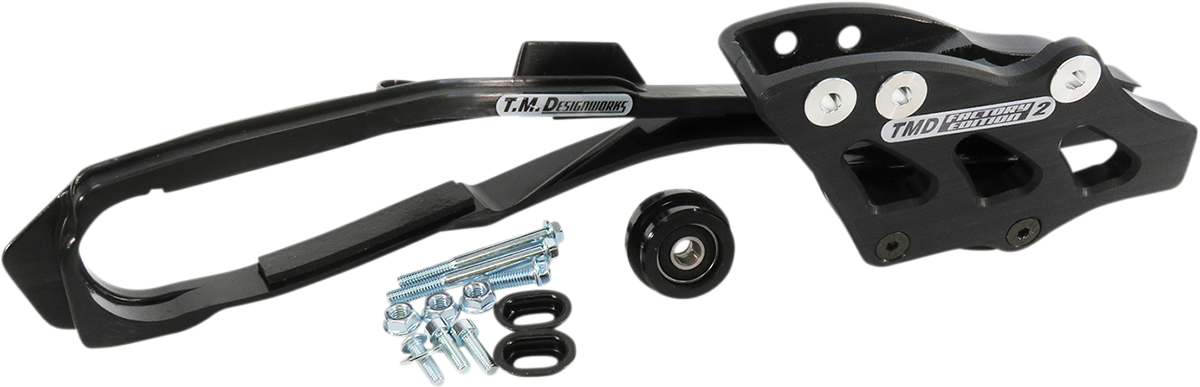 T.M. DESIGNWORKS Chain Guide/Slider - Black - Honda DCK-OR17-BK