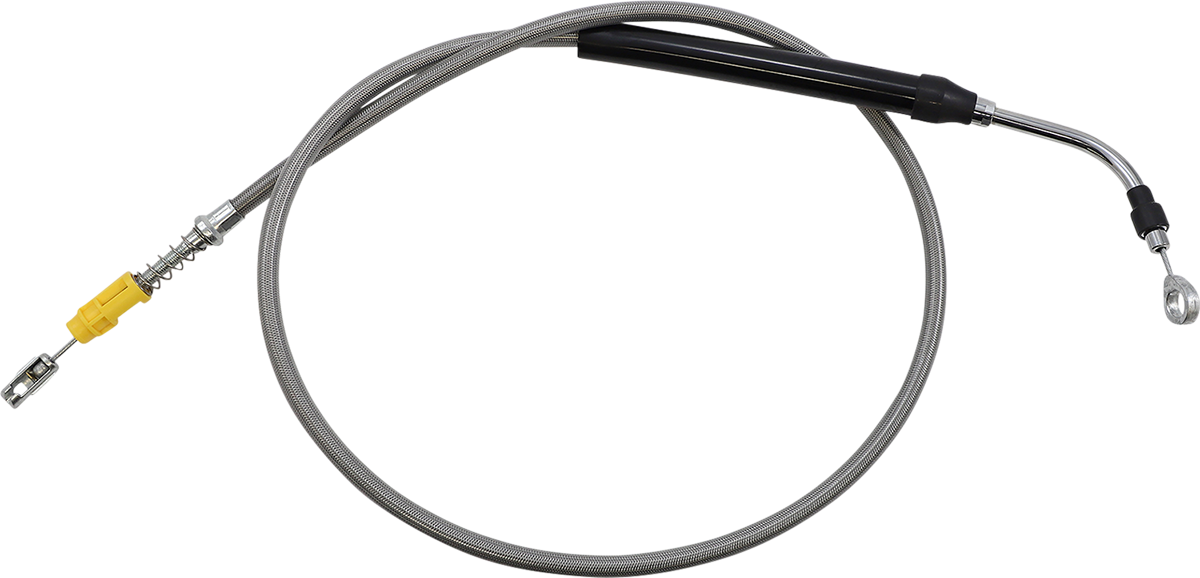 LA CHOPPERS Stainless Steel Braided Clutch Cable - 15"-17" Ape Hangers - '21-'22 FLH LA-8056C16