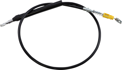 LA CHOPPERS Black Vinyl Clutch Cable - Quick Connect - 15"-17" Ape Hanger Handlebars - '18-'21 Softail LA-8155C16B