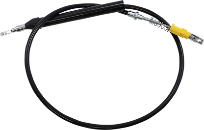 LA CHOPPERS Black Vinyl Clutch Cable - Quick Connect - 12"-14" Ape Hanger Handlebars - '18-'21 Softail LA-8155C13B