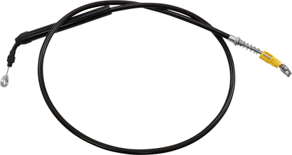 LA CHOPPERS Midnight Braided Clutch Cable - 18"-20" Ape Hanger Handlebars - '21-'22 FLH LA-8056C19M