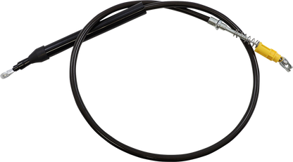 LA CHOPPERS Midnight Braided Clutch Cable - Quick Connect - 15"-17" Ape Hanger Handlebars - '18-'21 Softail LA-8155C16M