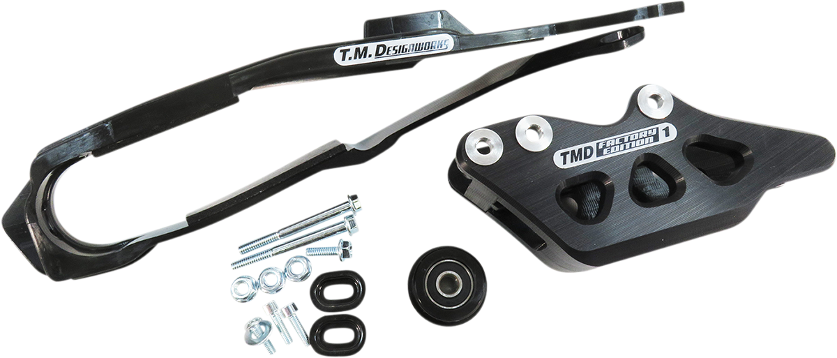 T.M. DESIGNWORKS Chain Guide/Slider - Black - Honda DCK-OR16-BK