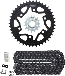 VORTEX Chain and Sprocket Kit - GFRS - Black - Yamaha FZ/MT-10 CK6455