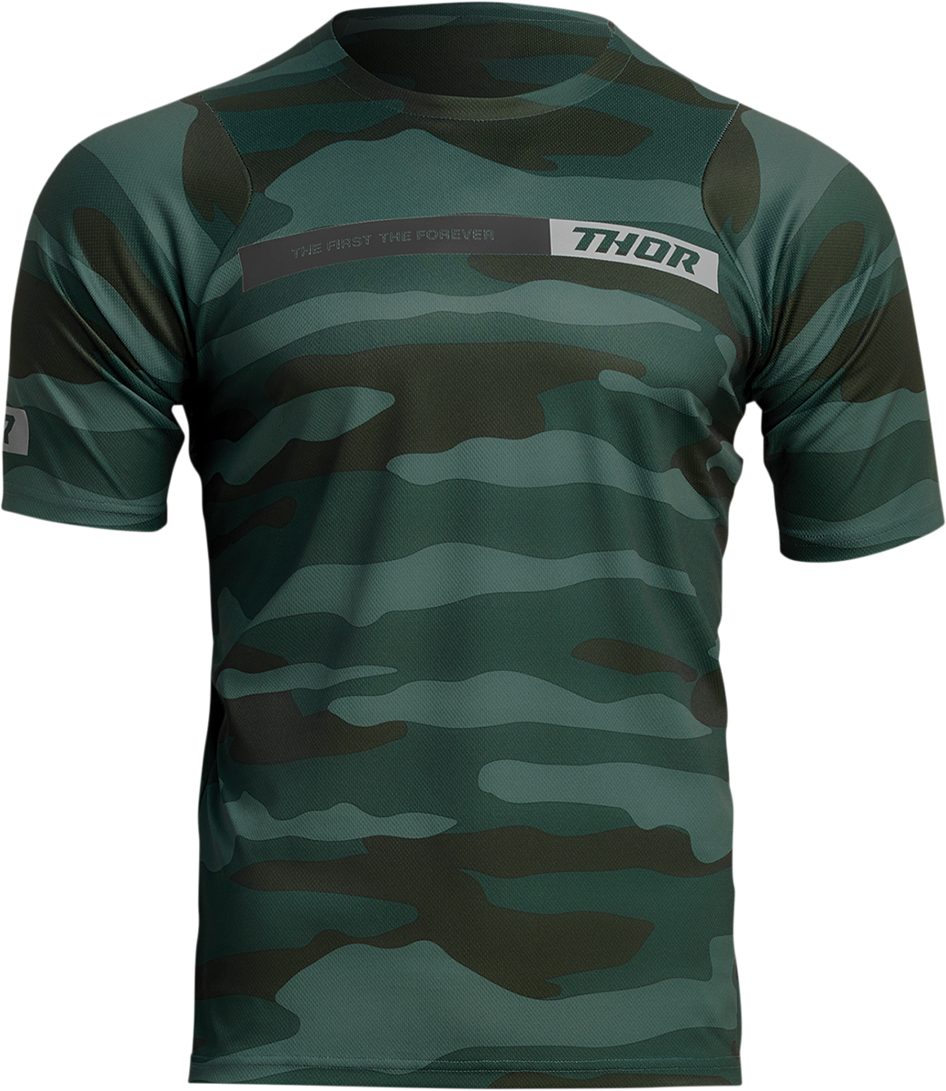 THOR Assist Short-Sleeve Jersey - Camo Green - XS 5020-0019