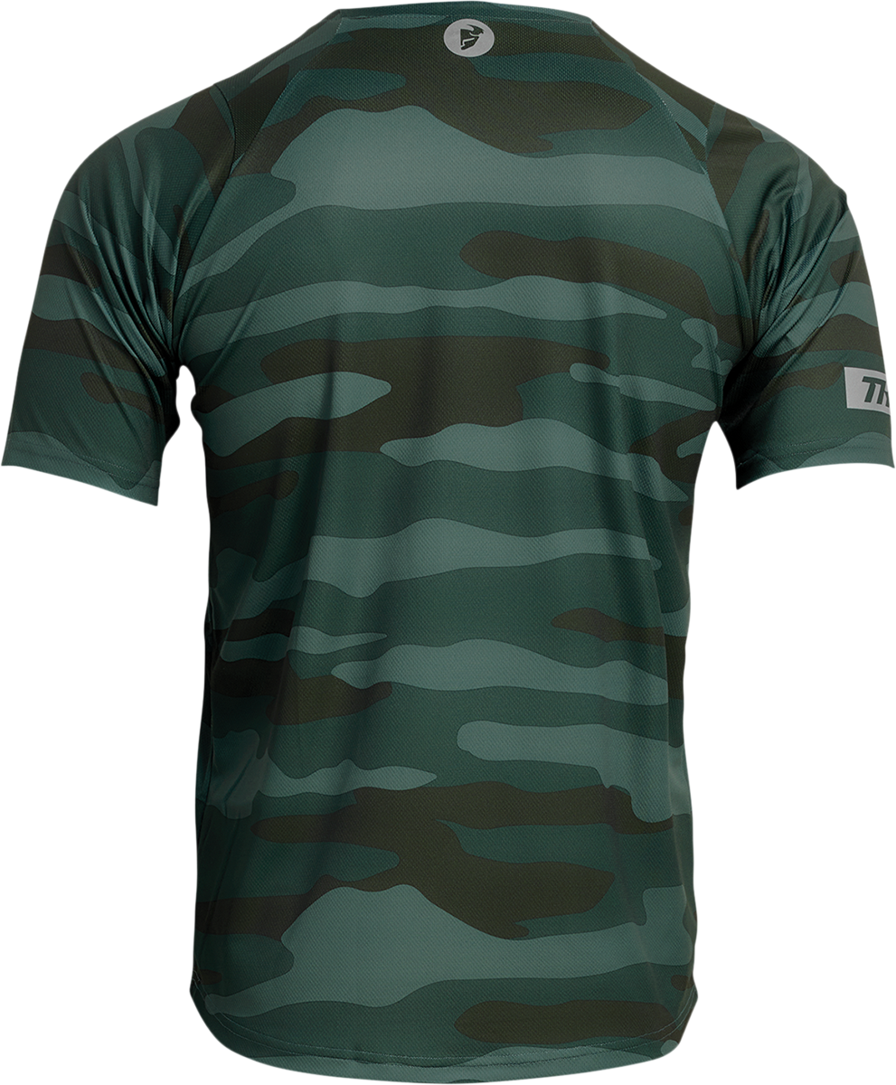 THOR Assist Short-Sleeve Jersey - Camo Green - Small 5020-0020